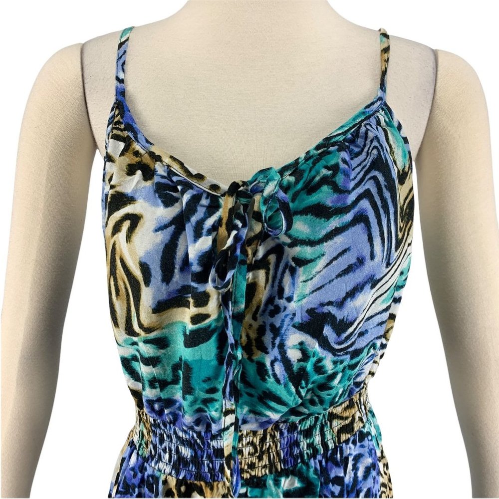 Maxi Medium 8 10 Dress Animal Print Long - Picture 2 of 5